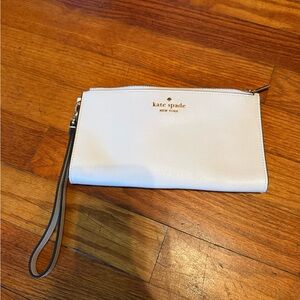 Kate Spade Cream Wristlet Clutch